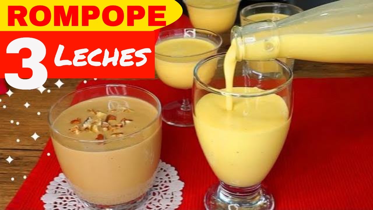 ROMPOPE  3 LECHES  CASERO ❤️ ROMPOPE 3 LECHES de  CAFÉ 😋 para brindar en las fiestas 🎉 Salud❗️