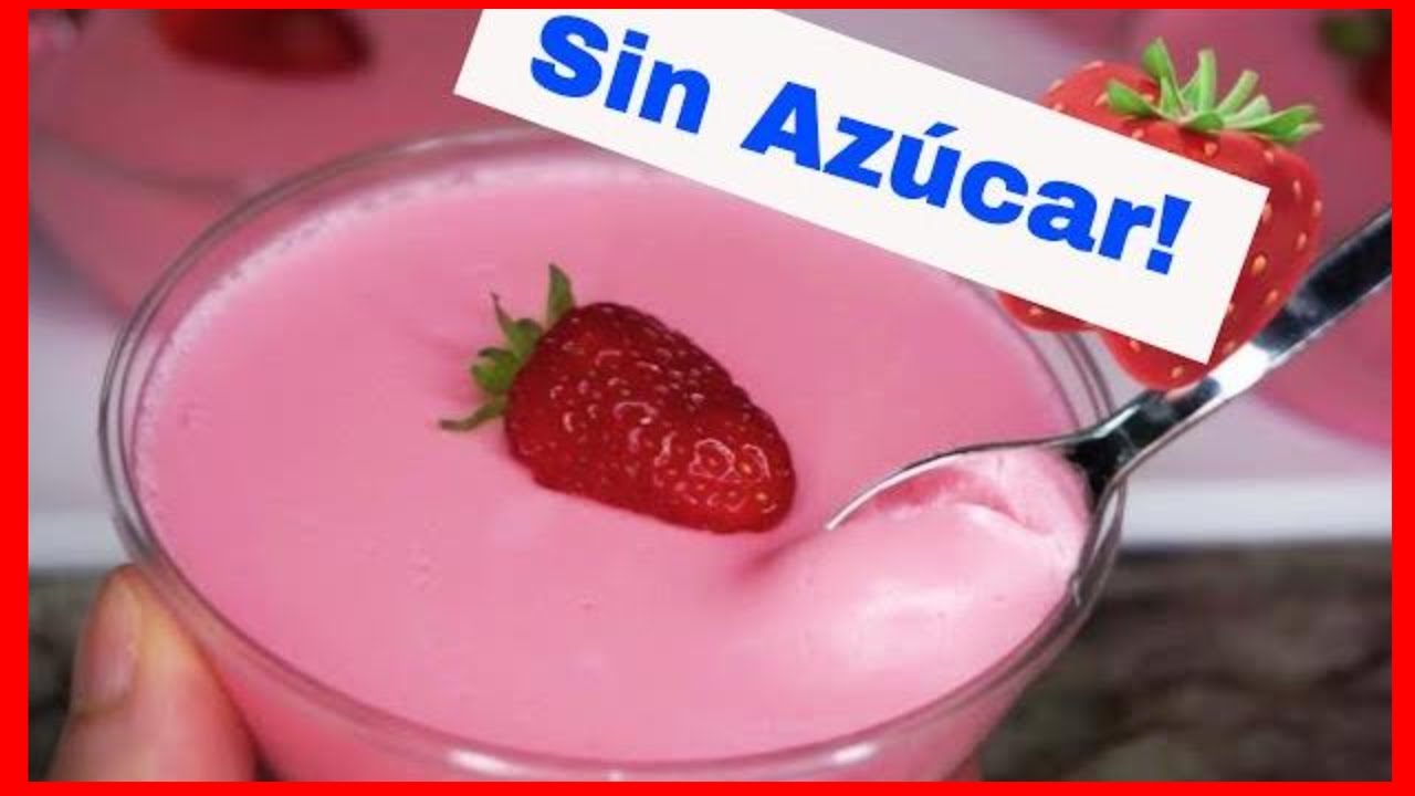 Postre Frio de Yogurt Sin Horno SIN  azúcar SIN  harinas  SIN gluten  Postre  KETO