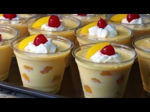 GELATINA CREMOSA   de ROMPOPE |   POSTRE de rompope se deshace en la boca!  ❤️