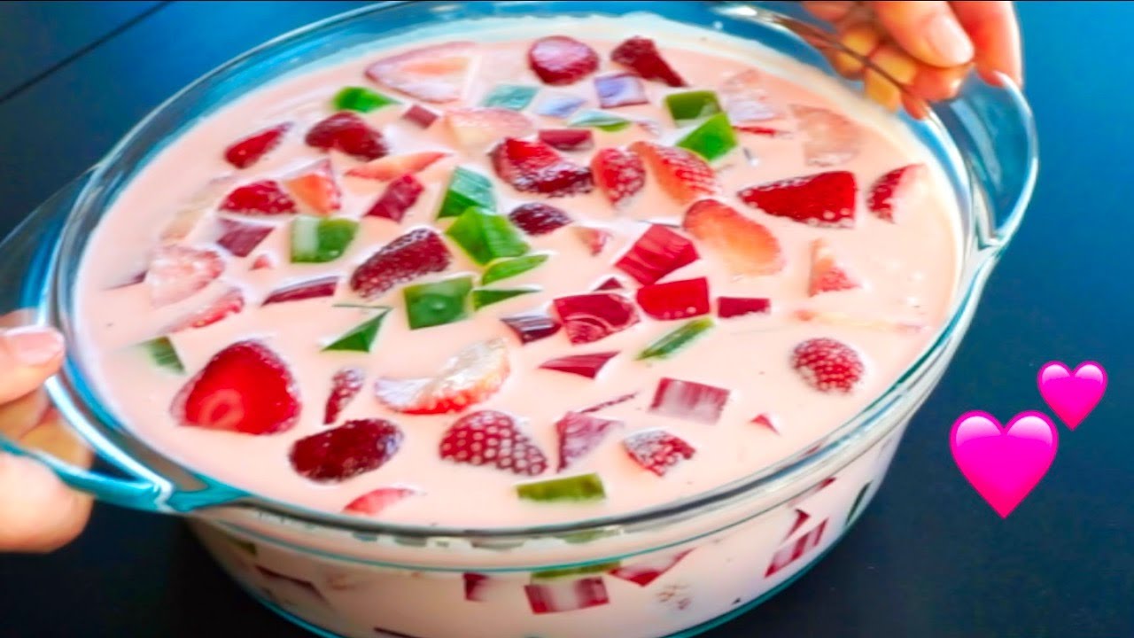 POSTRE sin AZÚCAR FÁCIL de HACER  🍓recetas de postres fáciles  sin azúcar sin gluten sin horno #keto