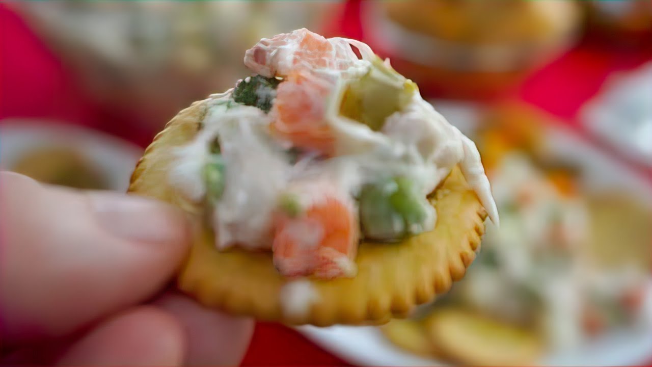 Receta de ENSALADA de POLLO   CON MUCHO SABOR!    estilo ensalada o ensaladilla  rusa