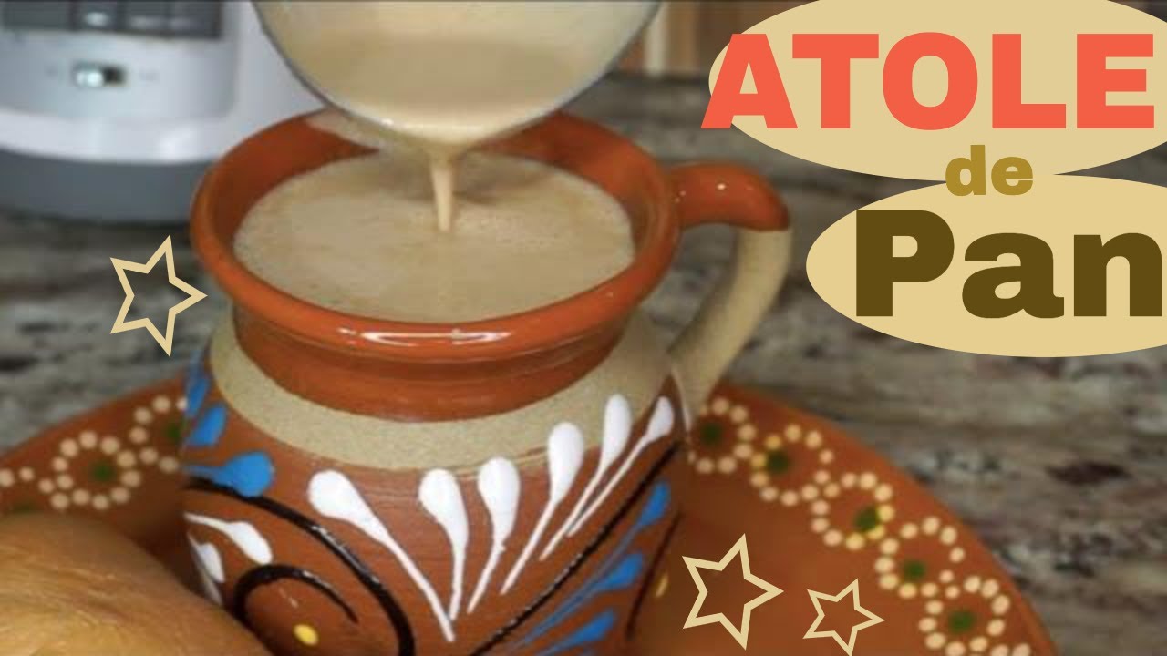 ATOLE 3 LECHES de CAFÉ con PAN  💕 Atole Tres Leches de Chocolate 💕 Atole con Pan o Galletas