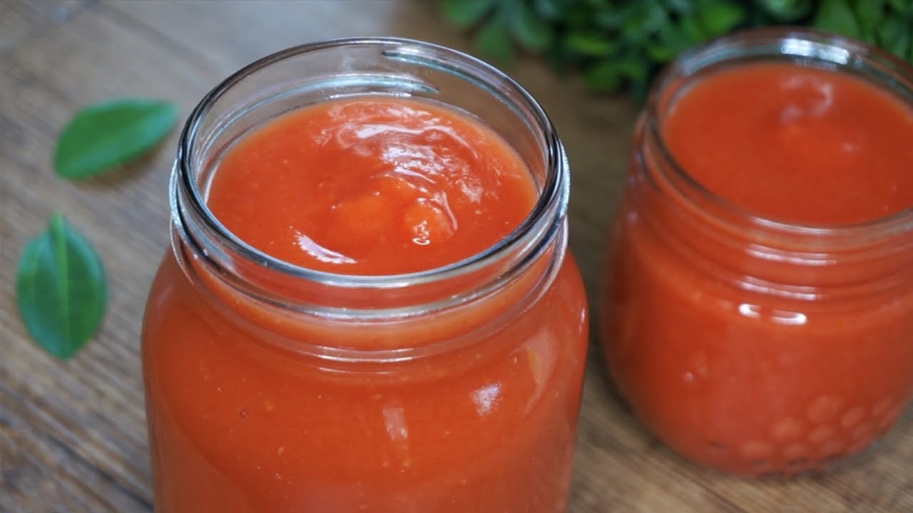 Cómo hacer  salsa o puré de tomate natural casero para que no compres de lata