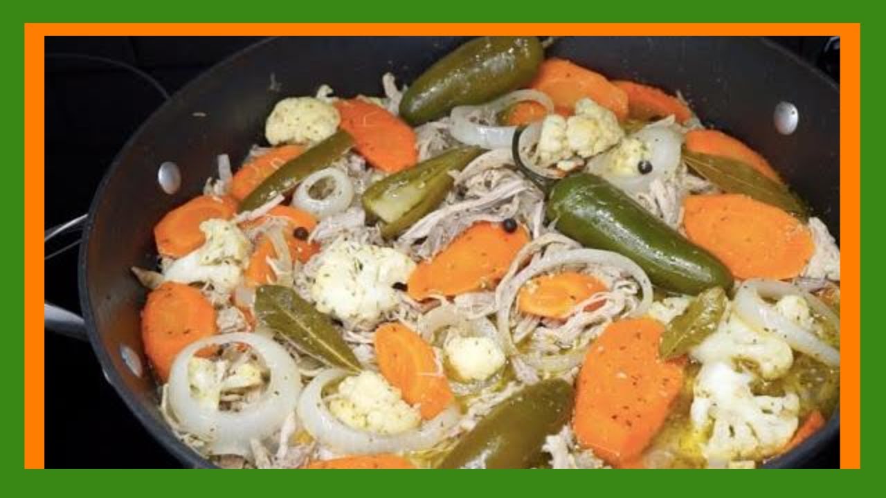 CARNE de CERDO en ESCABECHE   | Recetas de   Comida  Mexicana Casera