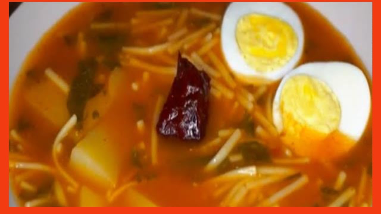 SOPA de FIDEOS con VERDURAS y HUEVO COCIDO 😋 comida  casera nutritiva y económica