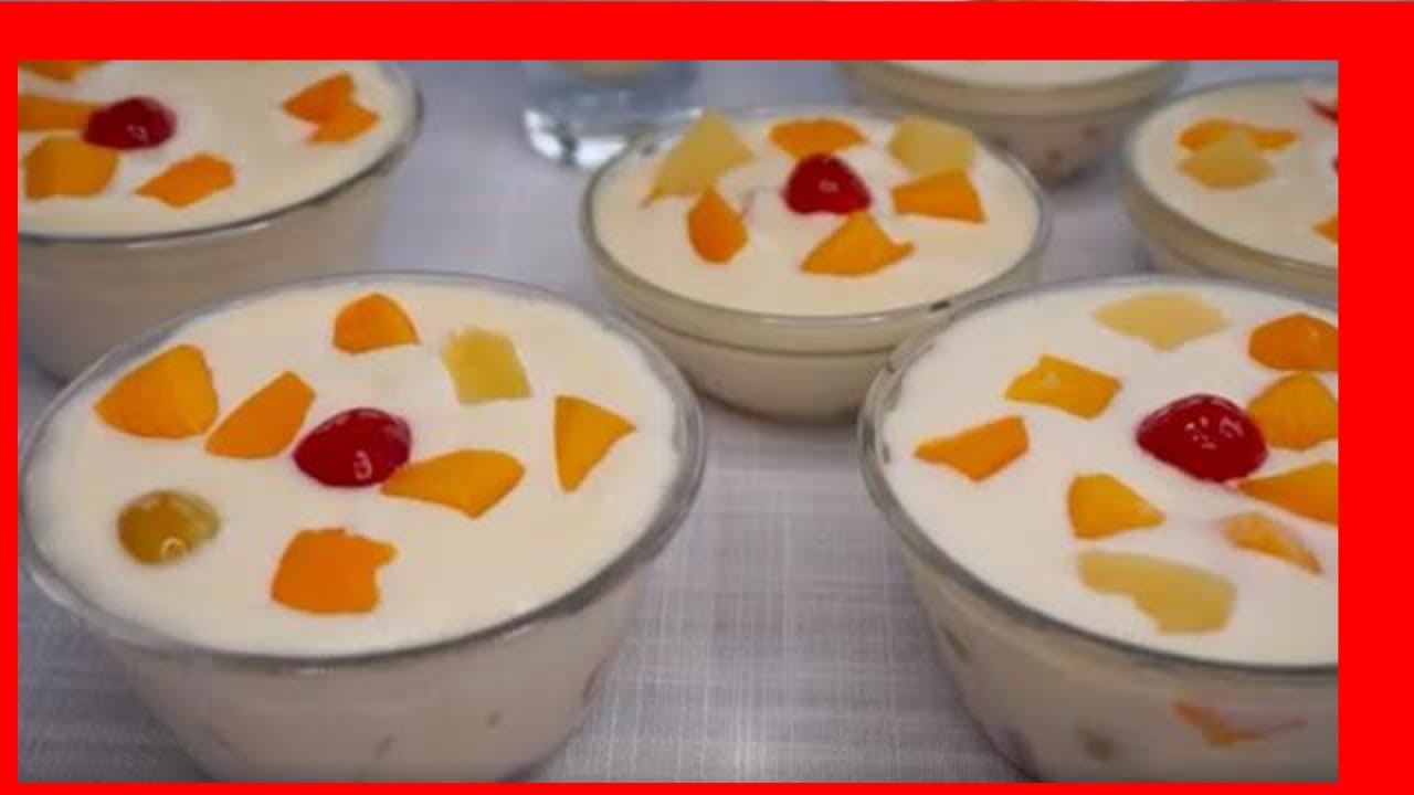 Gelatina con Frutas en Almíbar 🍒🍐 y  Gelatina de Mosaico  🍎  gelatina con frutas en almíbar