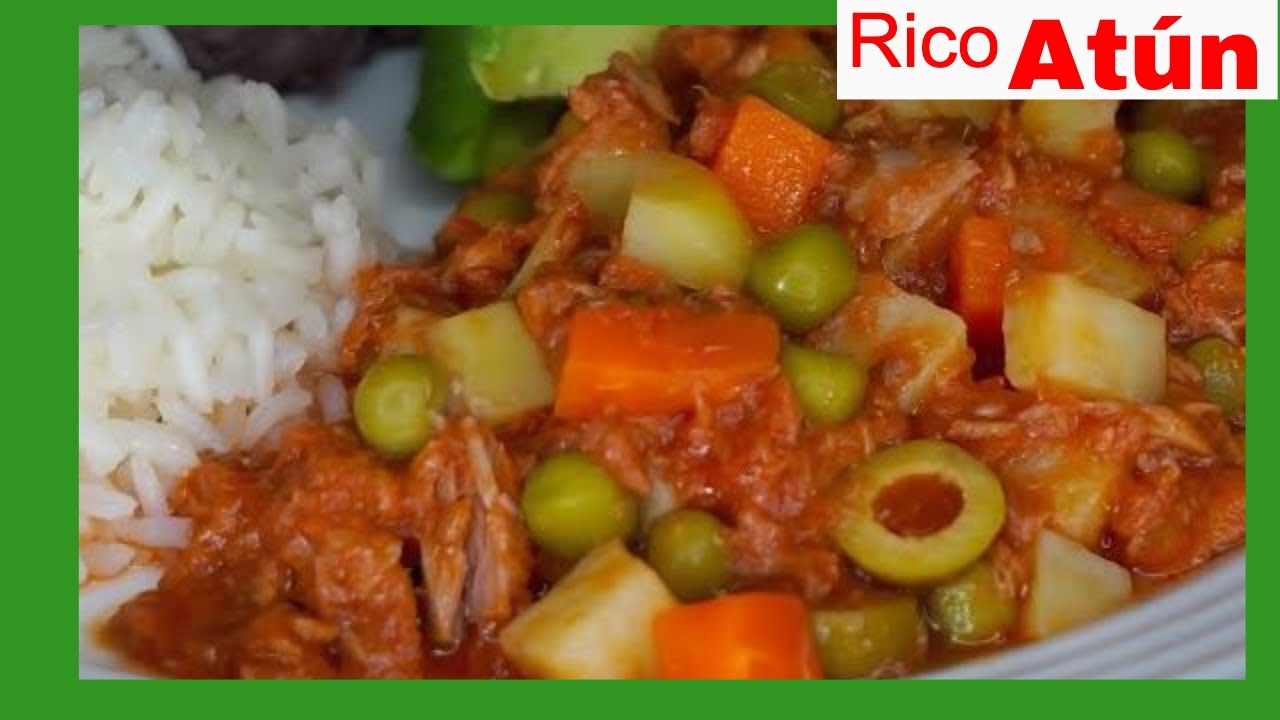 Una RECETA  FACIL  con ATUN  /   receta  fácil  con atún y verduras