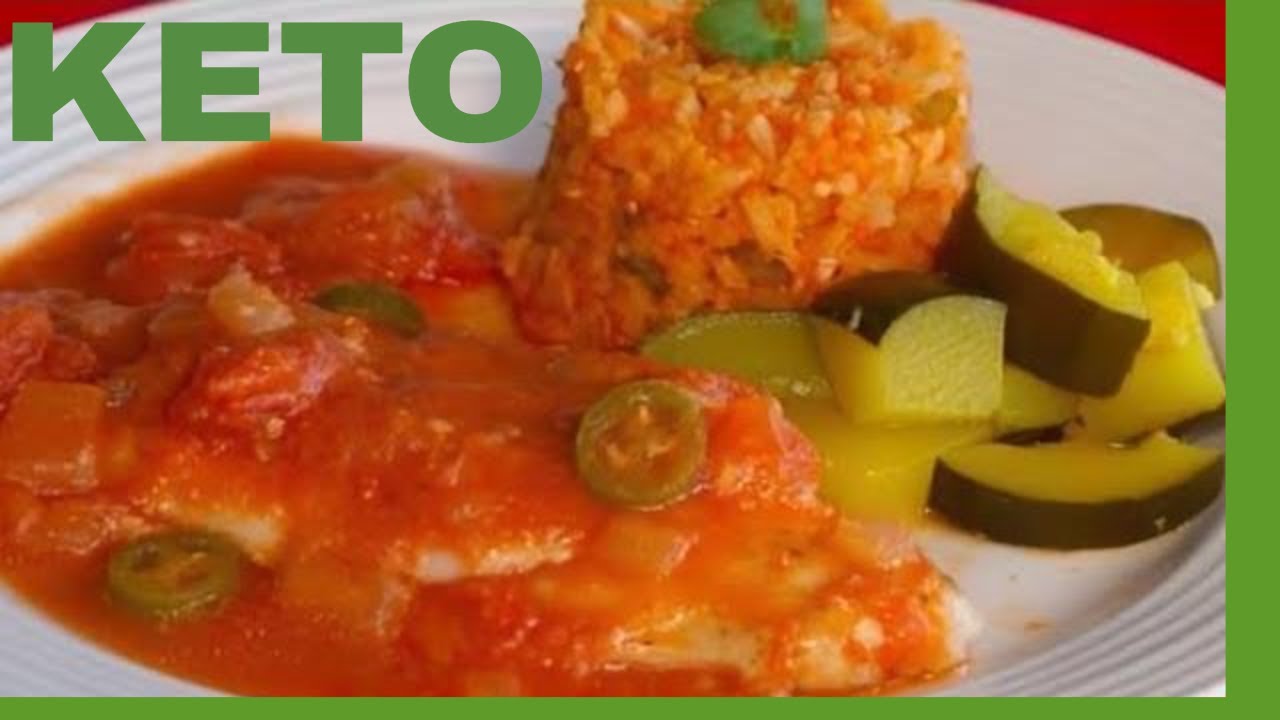 PESCADO  A  la MEXICANA  receta  fácil  /  comida Mexicana KETO