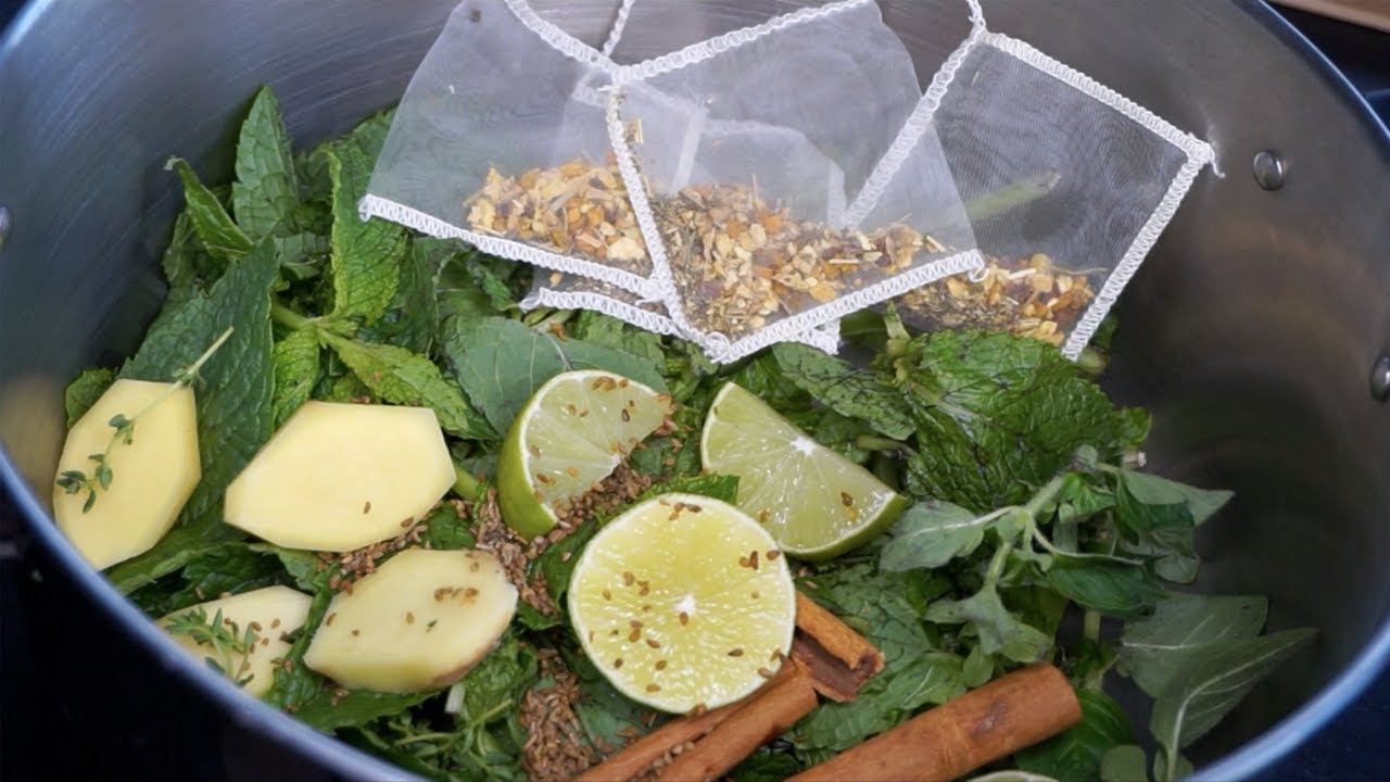 TE QUITA TOS  🌿 COCIMIENTO DE HIERBAS PARA LA GRIPA Y TOS  con cúrcuma y jengibre