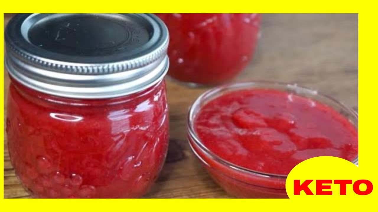 Mermelada  de Fresa  Casera sin azúcar 🍓  Cómo hacer mermelada  de fresa sin azúcar