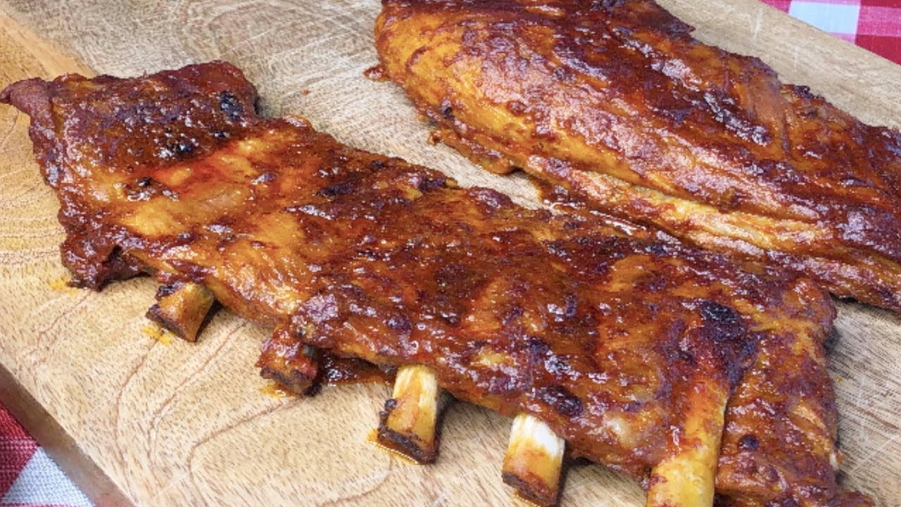 COSTILLAS de CERDO al PASTOR   Secreto para que queden suavecitas / marinado  adobo al pastor