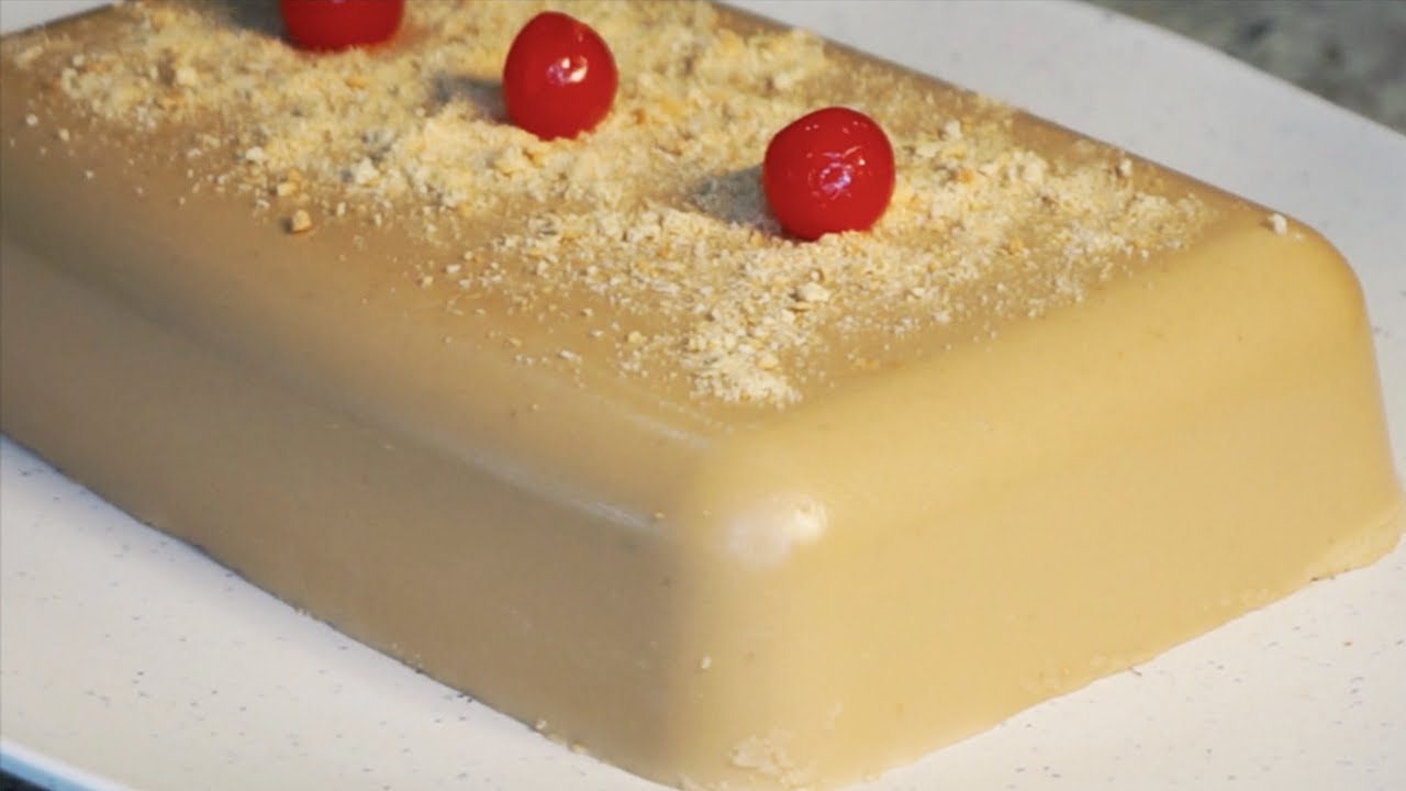 Gelatina de Café con Leche   🌺 ☕️  Receta de postre  frío de café con galletas marías