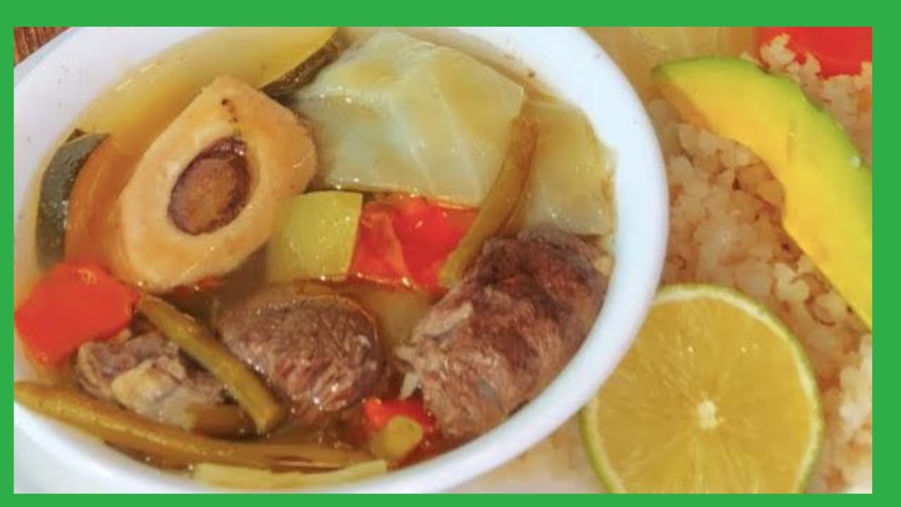 Receta de CALDO con CARNE  de RES estilo COCIDO  ✅    RECETAS de COMIDA  KETO