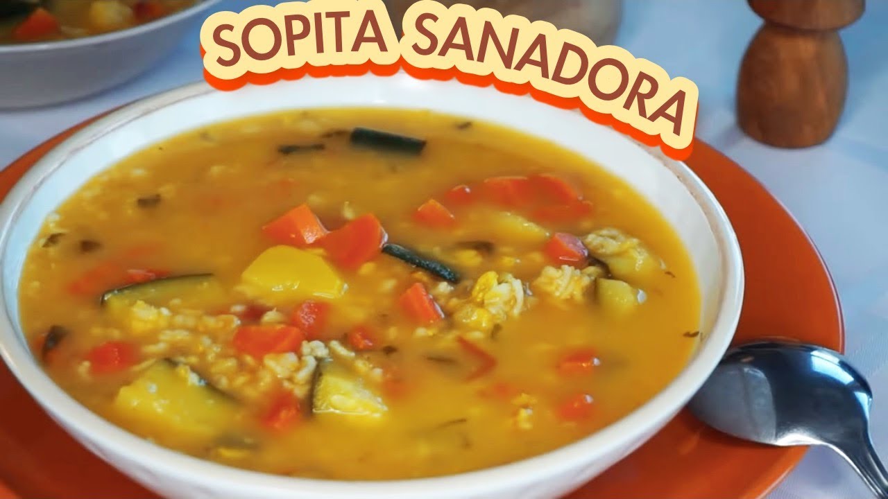 SOPA de AVENA con VERDURAS. | P/ BAJAR EL COLESTEROL /  estreñimiento /  desintoxica