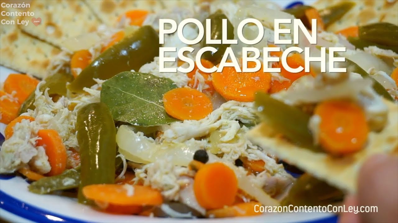 Pollo en Escabeche -  Cómo hacer Pollo en Escabeche | se sirve también  en tacos