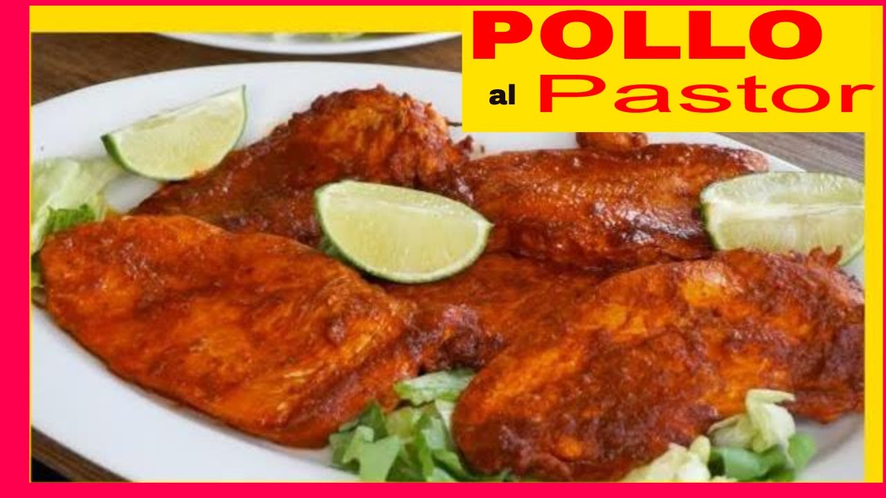 PECHUGAS  de POLLO  al  PASTOR     / receta de comida fácil
