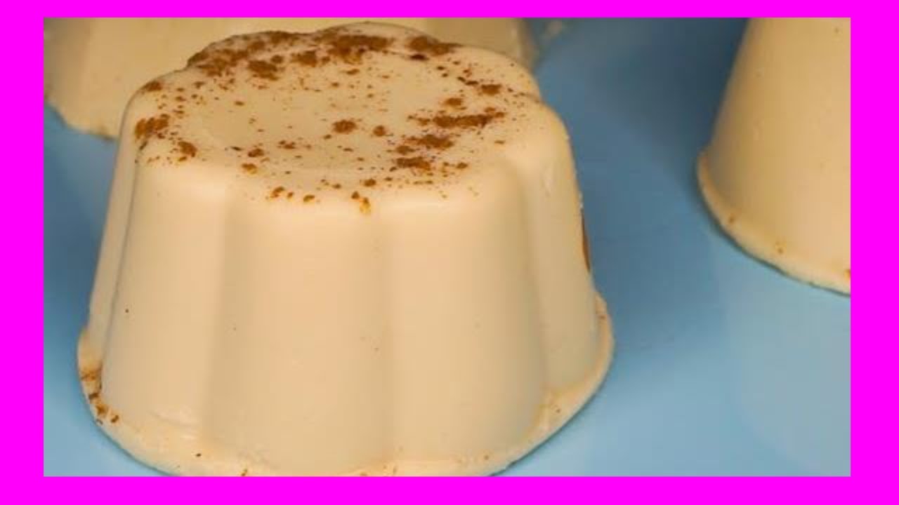 Receta de GELATINA de HORCHATA  TRES   LECHES    💕            Postre Tres Leches