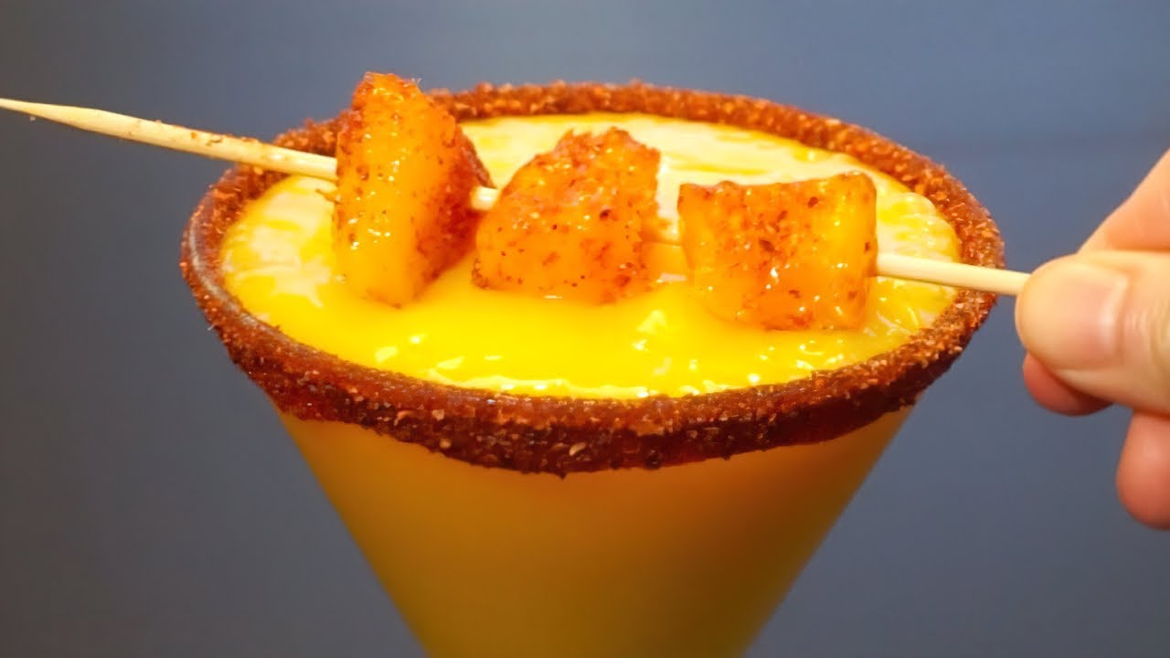 MANGO FRAPPÉ ESTILO MARGARITA    receta fácil para fiestas o fin de semana